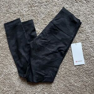 lululemon athletica Black Camo Leggings